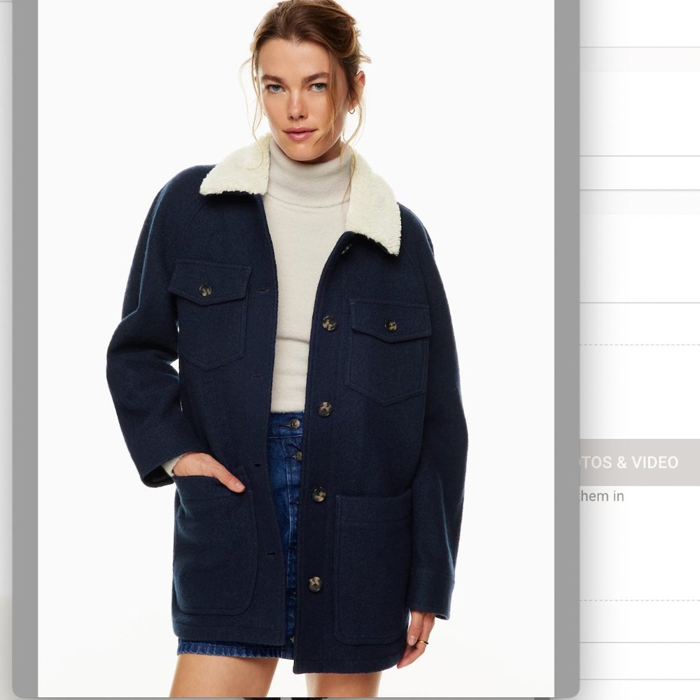 Wilfred Free Pacific Shirt Jacket. Size 2XS